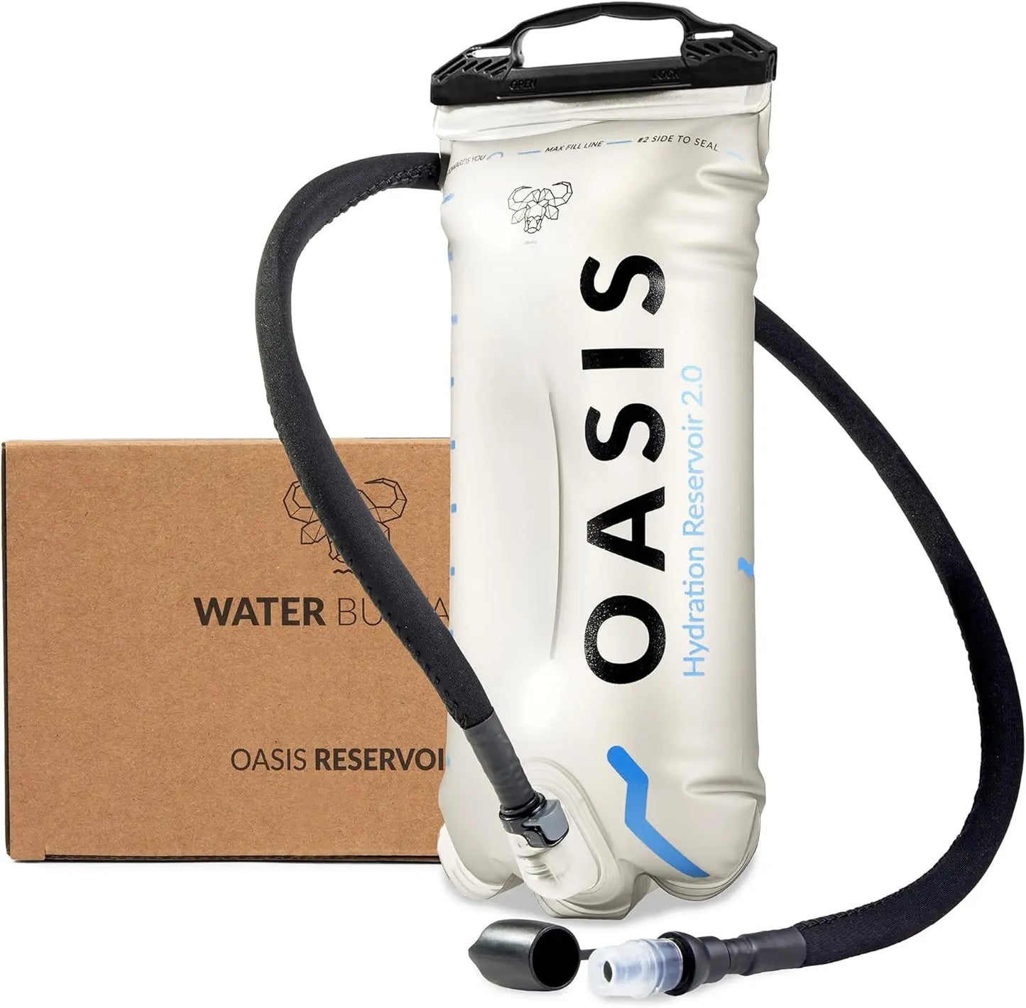 Hydration Bladder Leakproof Water Reservoir For Hiking With Insulated Hose