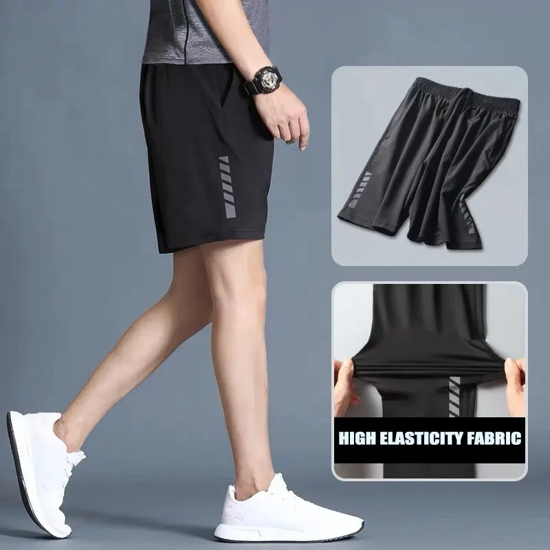 Men's Quick-Dry Running Shorts For Breathable Gym And Sports