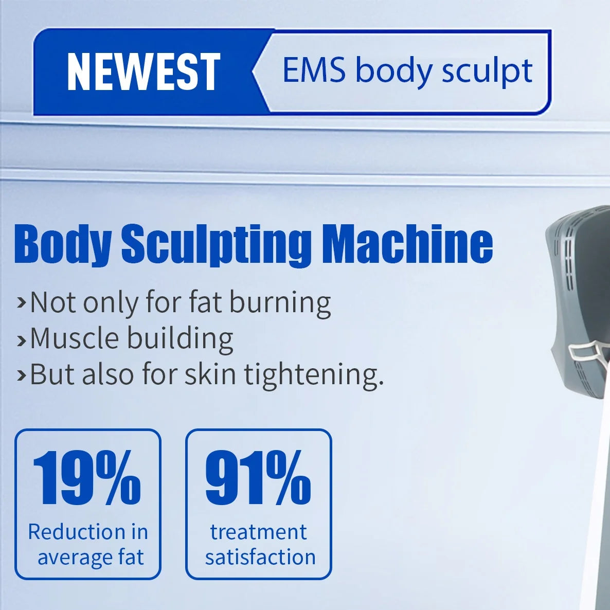 TAIXL MyoSlim Neo 6500W RF Machine Body Sculpting Fat Burning
