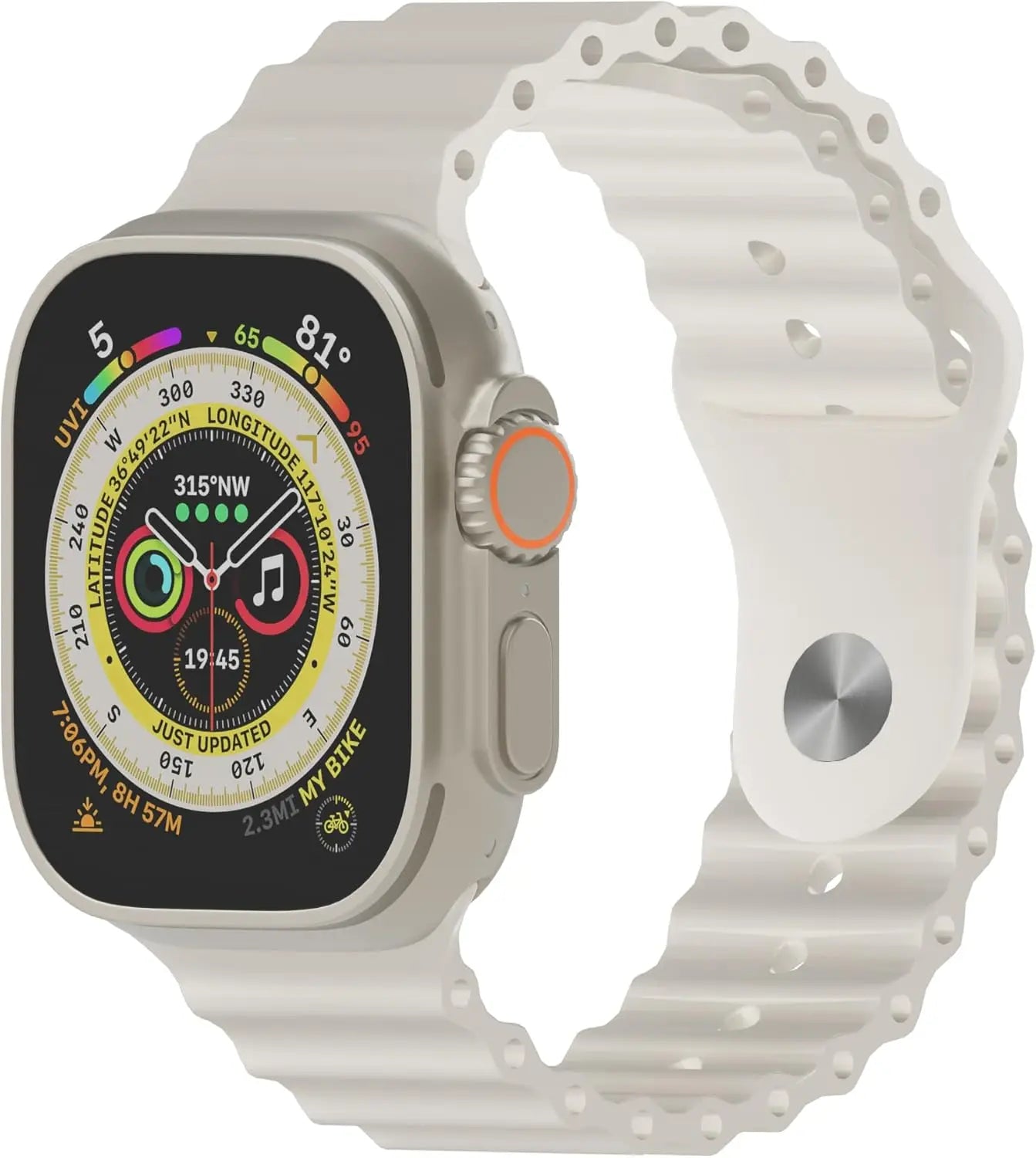 Hiwear Plus Smartwatch With Case And 7 Bands For Men And Women Bluetooth Calling