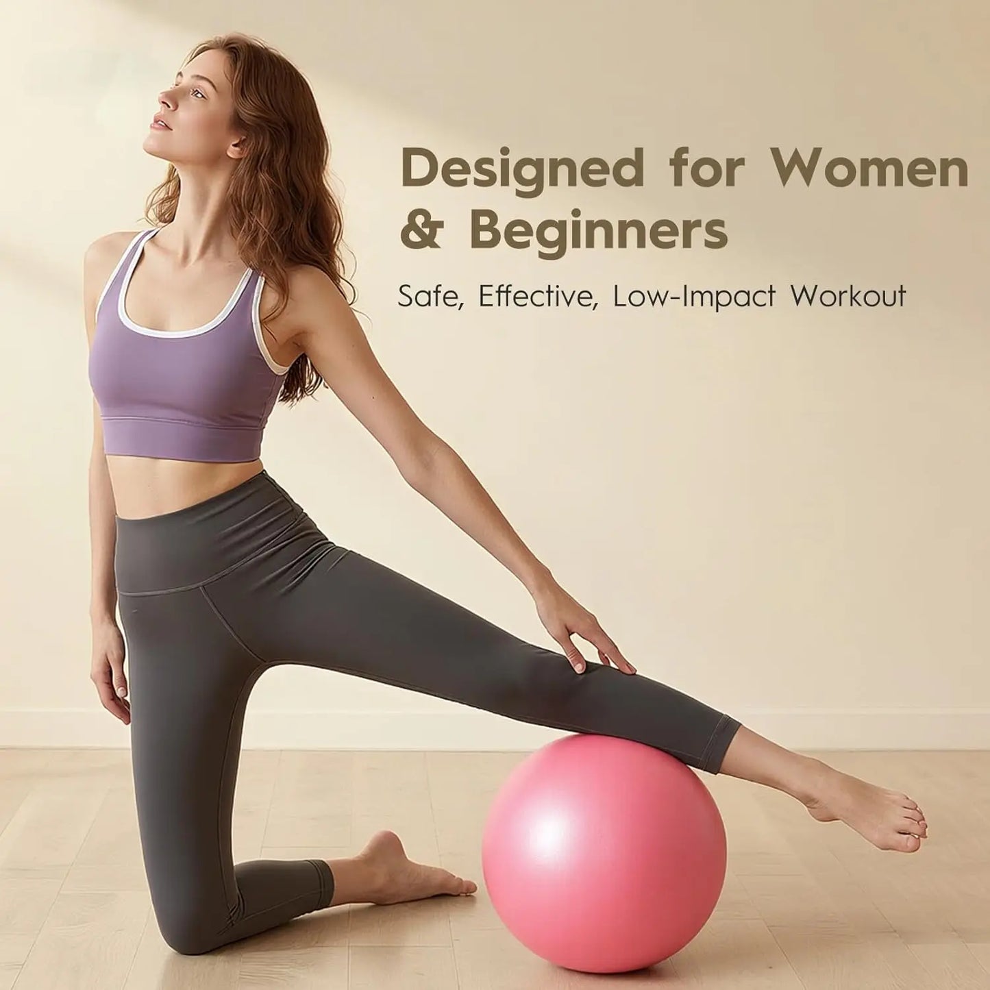 9-Piece At Home Pilates Kit for Beginners & Women | Complete Pilates Equipment Set with Ring, Yoga