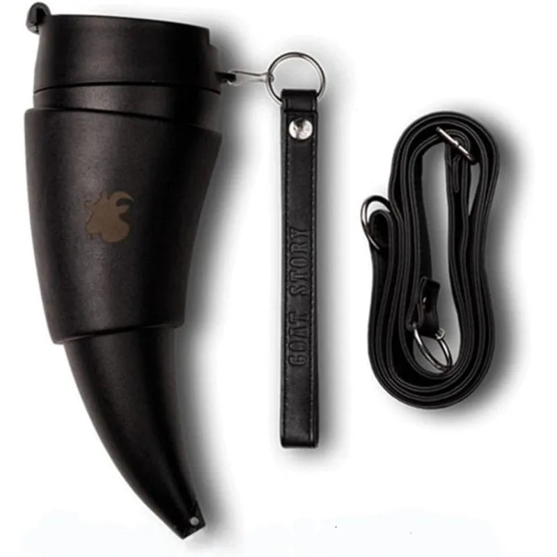 Goat Horn Design Stainless Steel Insulated Travel Water Bottle