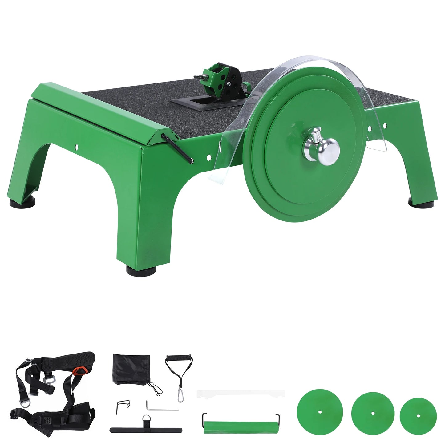 Flywheel Trainer with Adjustable Length Strap Flywheel Centrifuge with Accessories for Home Office Travel Women Yoga Men Squat