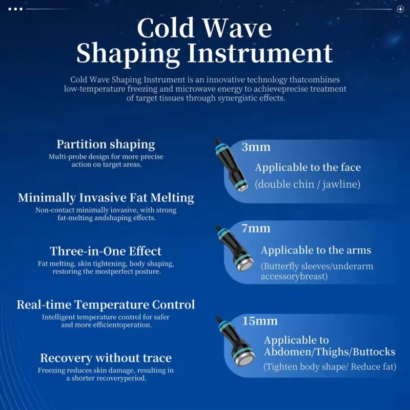 Ice Microwave 2.45GHz Skin Tightening Machine for Body Contouring