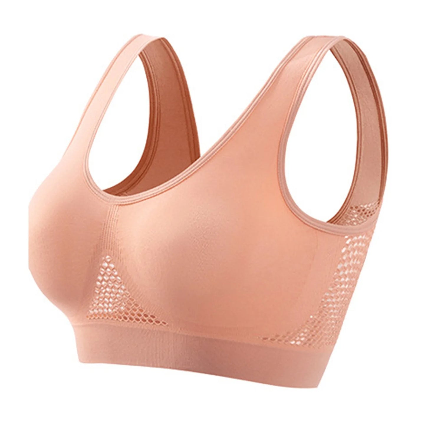 Womens Running Sports Bra Shockproof Soft Support Yoga Vest