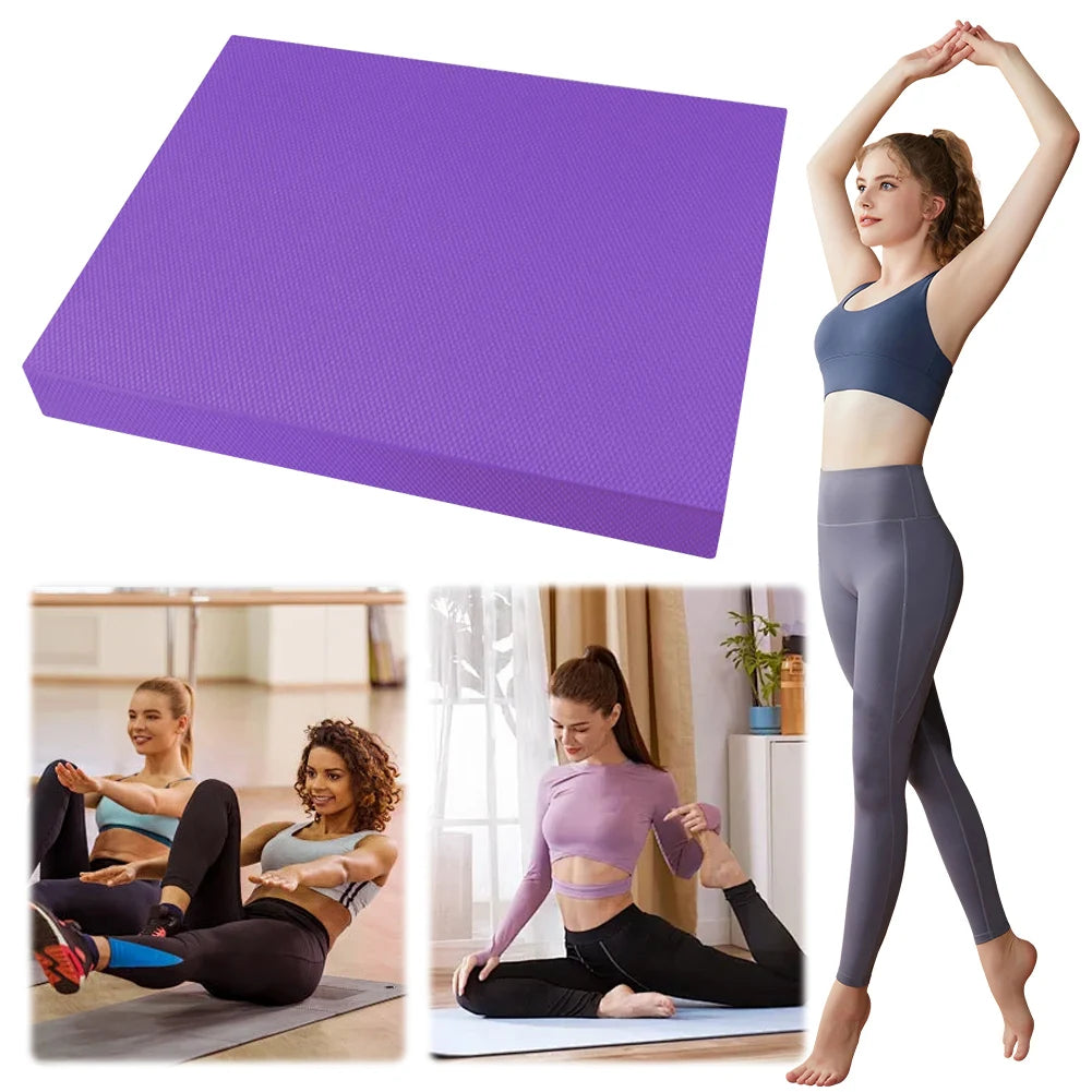 MOJOYCE Thickened TPE Fitness Balance Pad For Yoga And Pilates