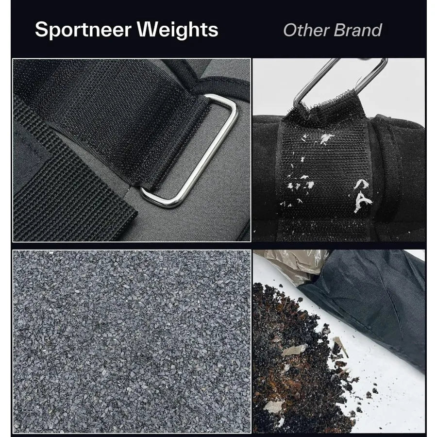 LISM Adjustable Ankle Weights for Strength Training and Fitness