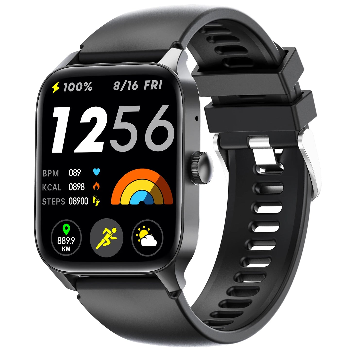 LaNikar QS56 Smart Watch Bluetooth Call Health Monitor
