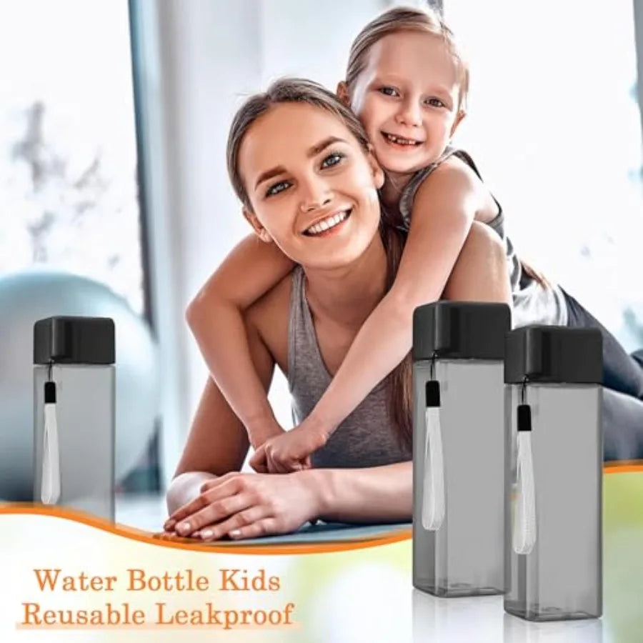 30 Pcs Water Bottle Bulk 17 oz Reusable Leak Proof Portable Bottles Plastic Sports Drink Bottles Large for Adults for School Cl