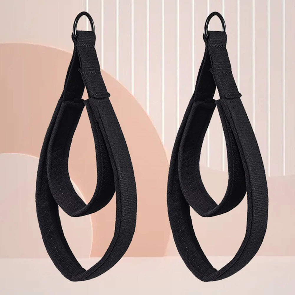 Yoga Strap Elastic Double Ring Ankle Cord 2-Piece Set