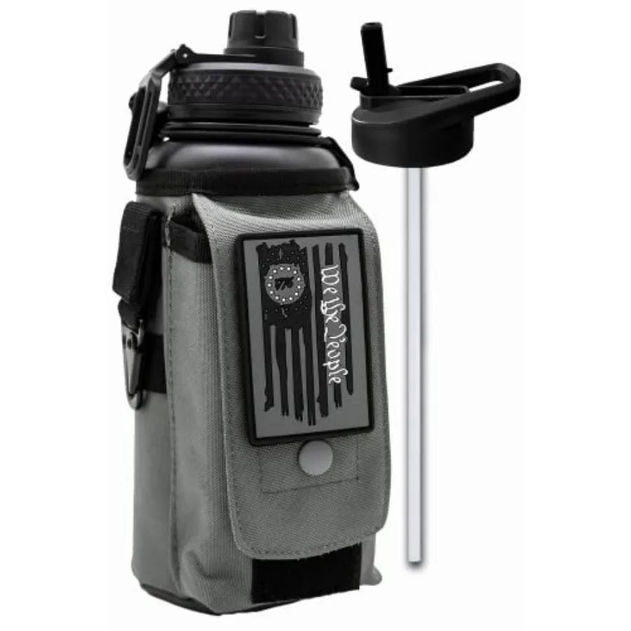 Battle Bottle Insulated Stainless Steel Water Bottle With Straw Lid