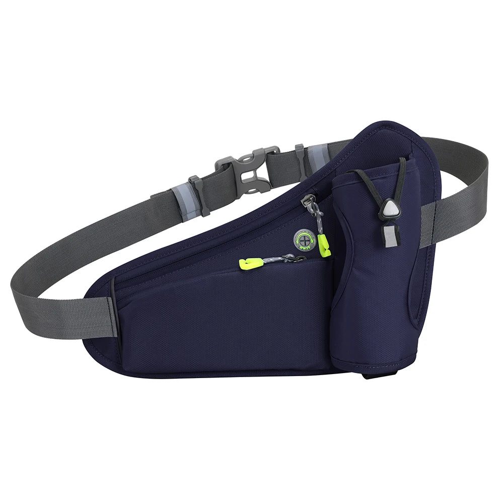 MOJOYCE Hydration Belt Pack Reflective Running Waist Bag Large Capacity