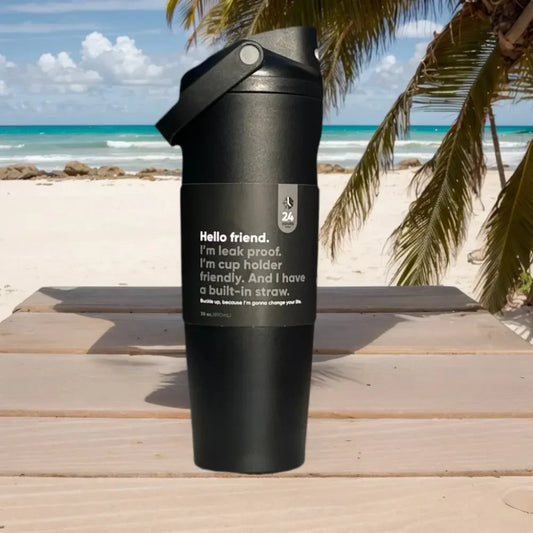 XMSJ Stainless Steel Water Bottle Mug Car Travel Portable