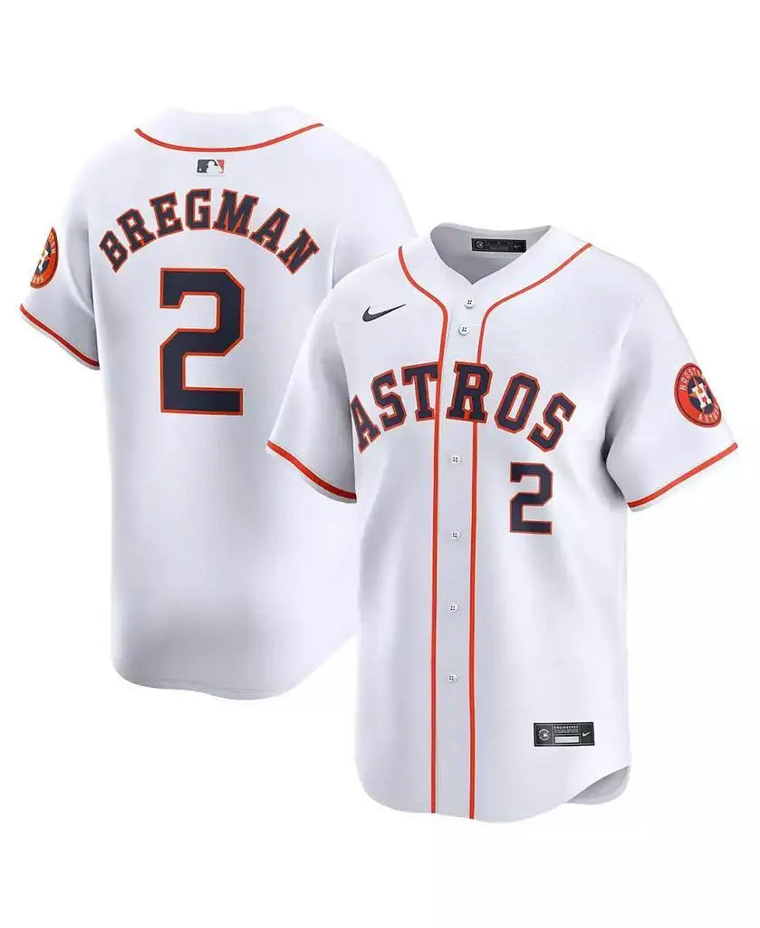 Nike | Men's Alex Bregman White Houston Astros Home Limited Player Jersey