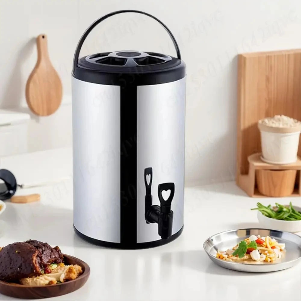 Shunmaii Stainless Steel Insulated Beverage Dispenser With Faucet