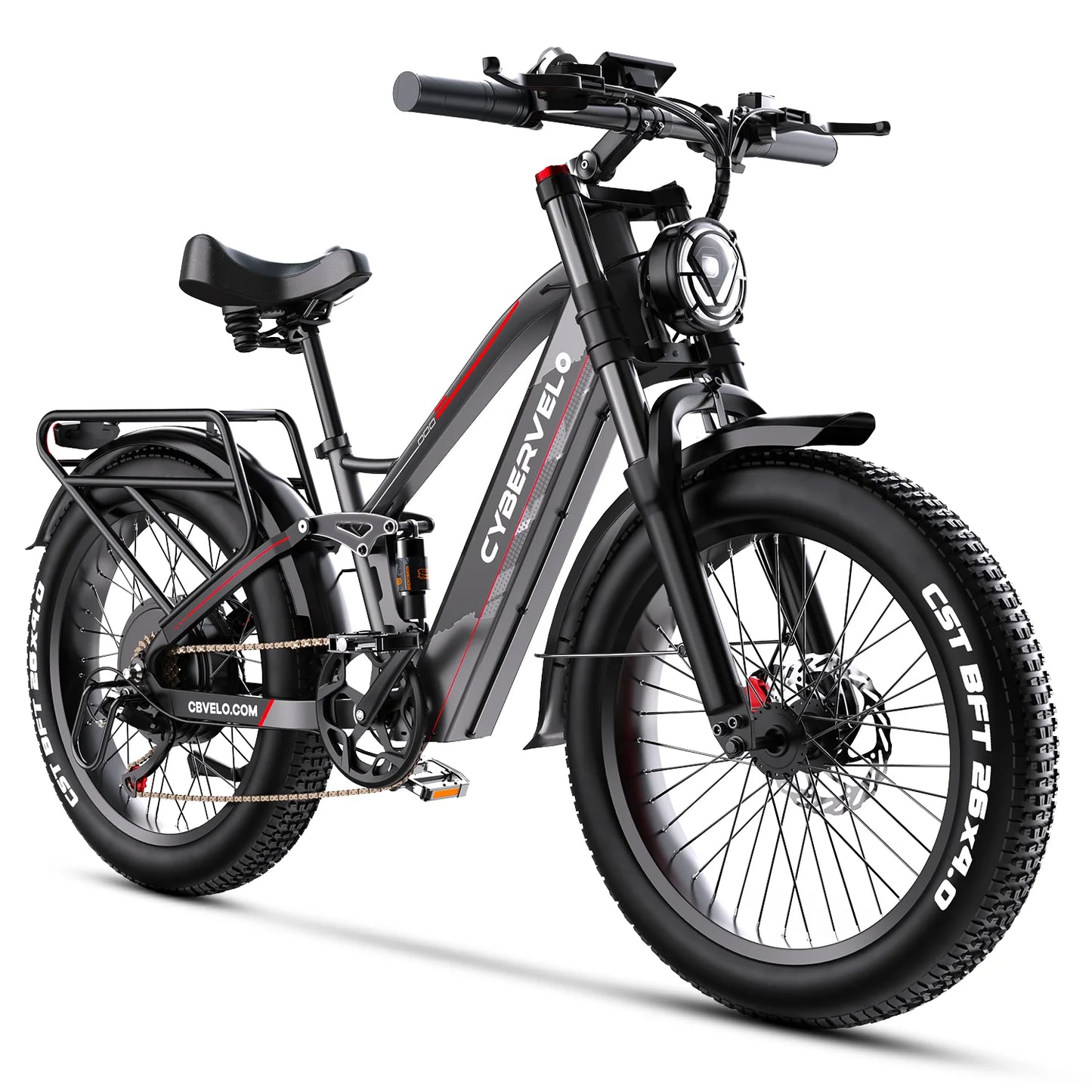 5000W Peak Electric Bike EK9 With Built In Battery And Fat Tires