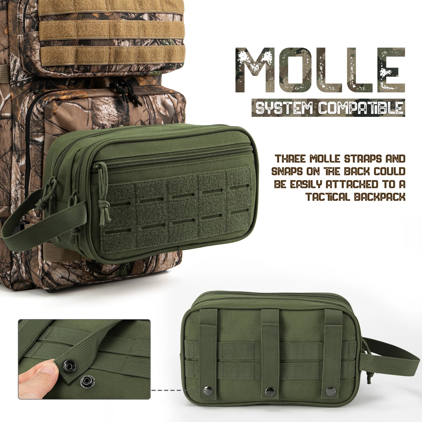 ReFire Gear Tactical Toiletry Bag for Men and Travel Kit