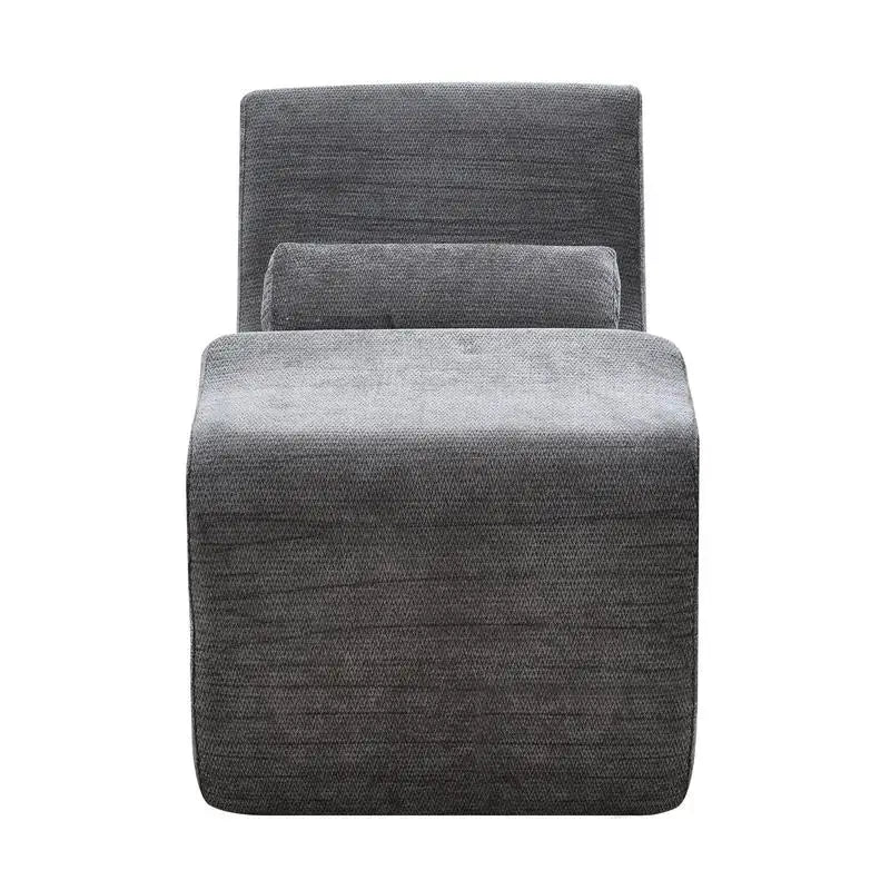 Yoga Chair Chaise, Ergonomic Chaise Lounge Chair for Yoga, Modern Boneless Curved Foam Lounge Indoor for Massage, Stretching, Relaxation, Exercise, Used in Living Room, Bedroom, Balcony, Grey