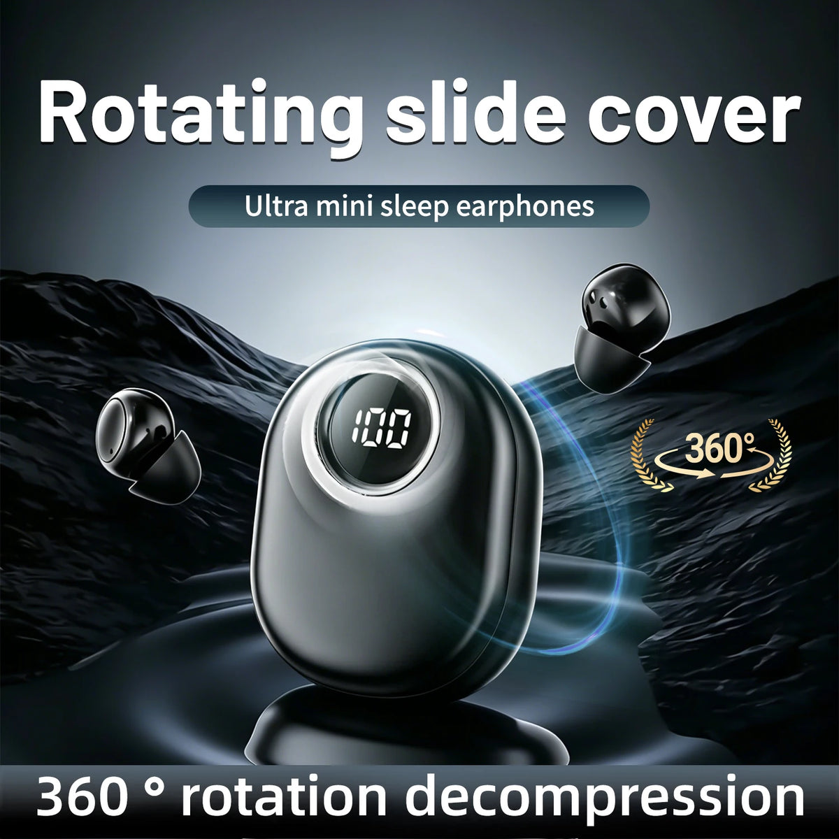 Shuke Sleep Earbuds Wireless Bluetooth Noise Canceling Headphones