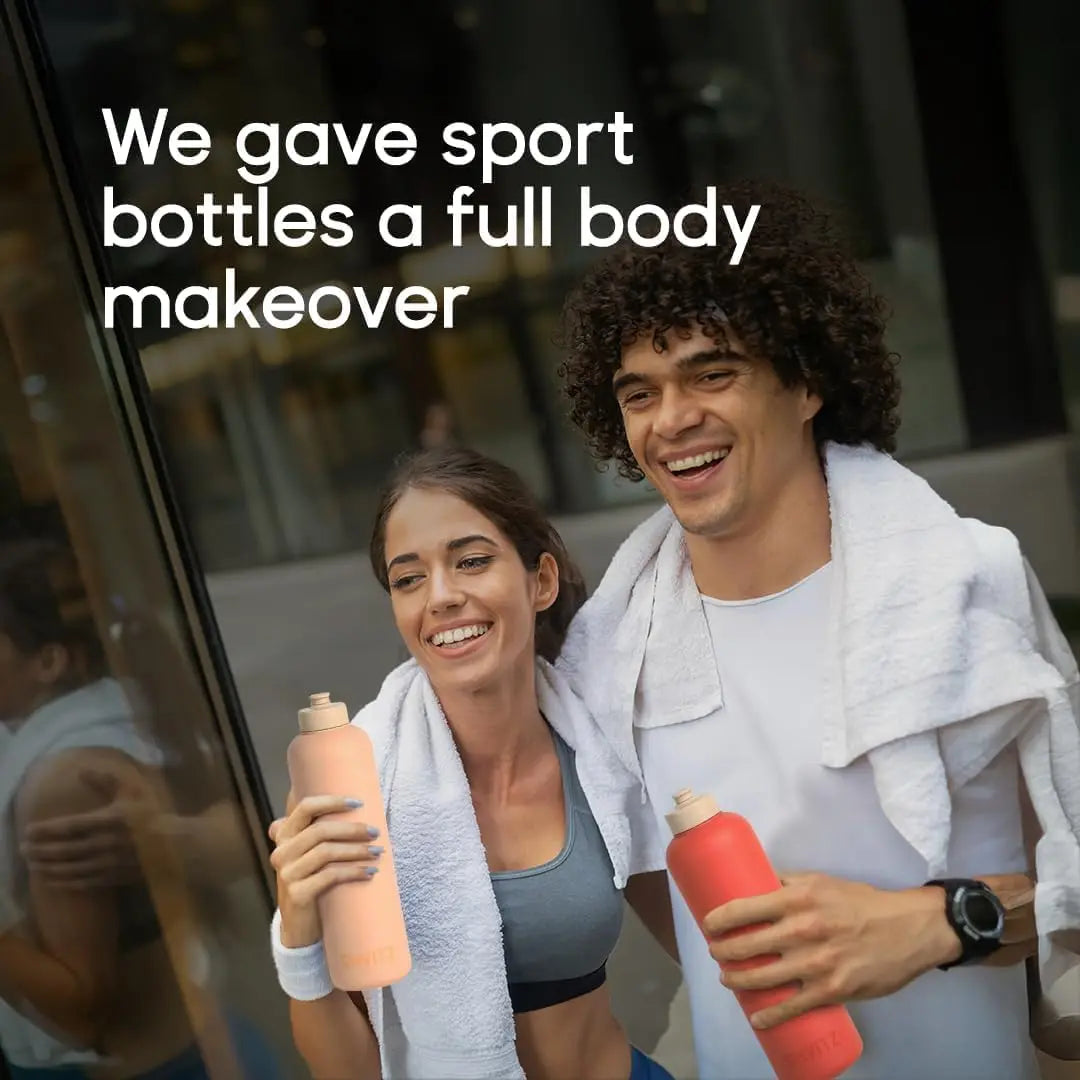 24oz Sports Water Bottle - Soft-Touch Squeeze Body, One-Hand Spout, Lightweight & Leak-Proof - BPA-Free Hydration Bottle for Gym