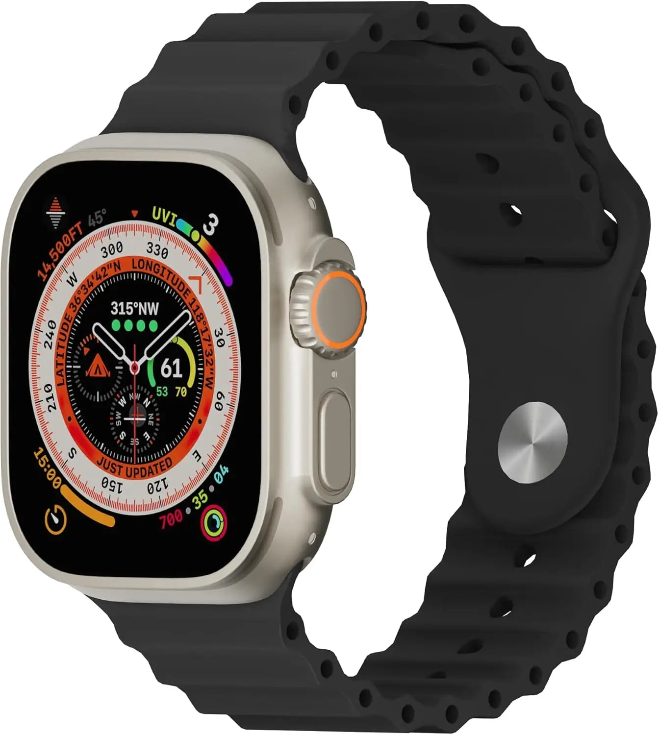 Hiwear Plus Smartwatch With Case And 7 Bands For Men And Women Bluetooth Calling