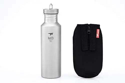 Plastic-Free Sport Water Bottle, 23.6 fl oz, BPA-Free Reusable Hydration Container for Active Lifestyles