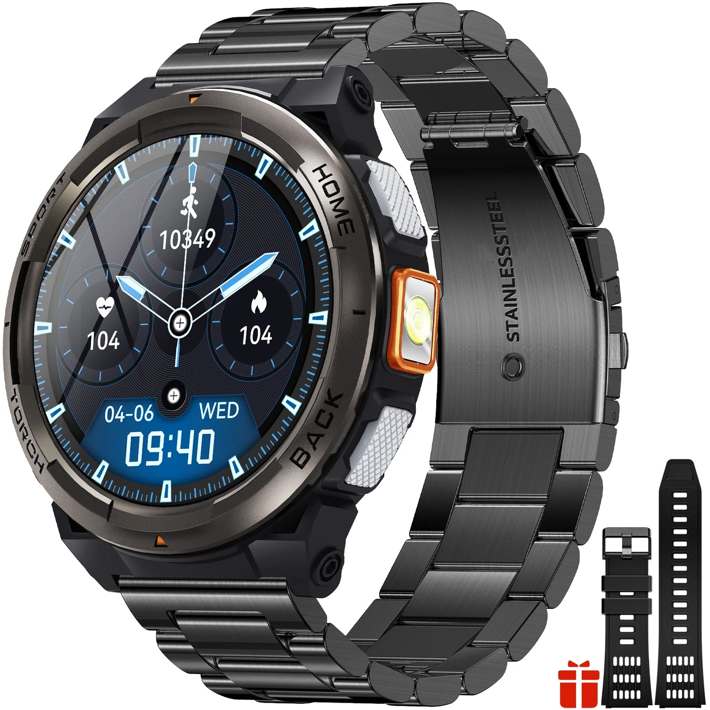 EIGIIS KE5 Smart Watch With Compass And Altitude Barometer Waterproof