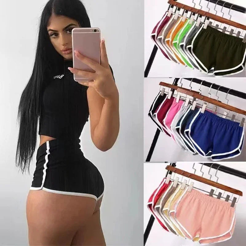 Women Summer Fitness Yoga Shorts for Gym and Running