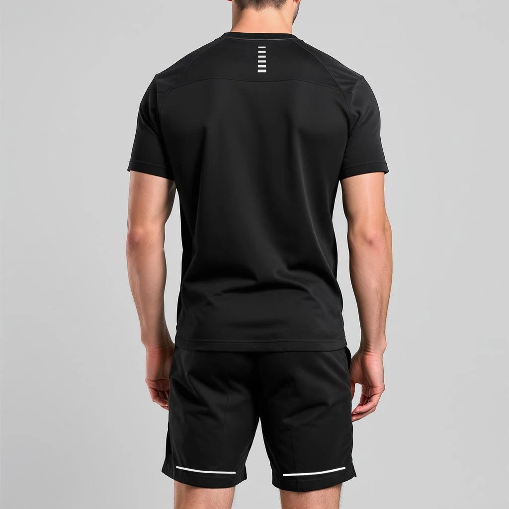 Men's 2-In-1 Fitness Training Shorts Built-In Pocket