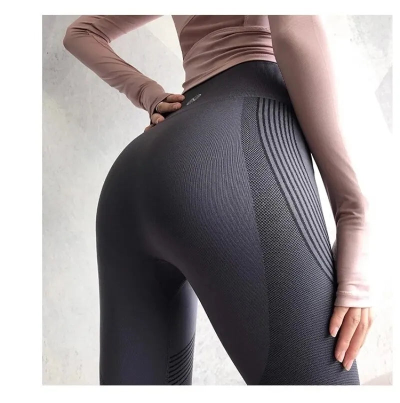 Women Stretch Yoga Pants High Waist Quick-Dry for Running