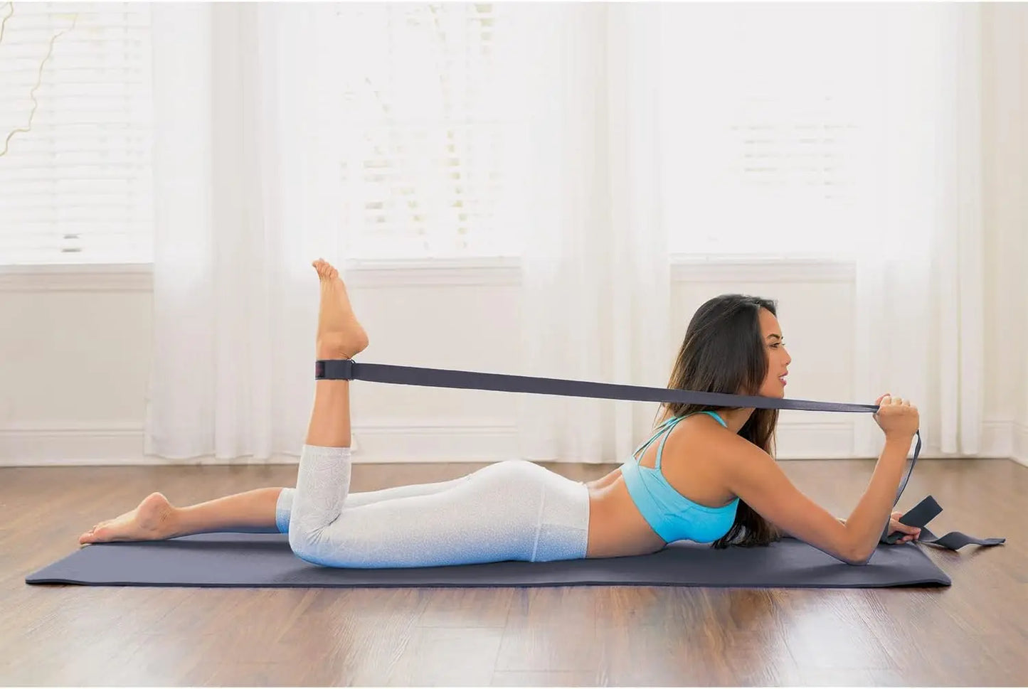 7 Piece Yoga Kit With Mat Blocks Strap Towels Bag For Home Workout Starter Set