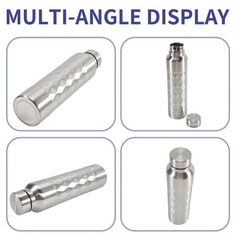 Stainless Steel Water Bottle Single Wall for Gym and Sports