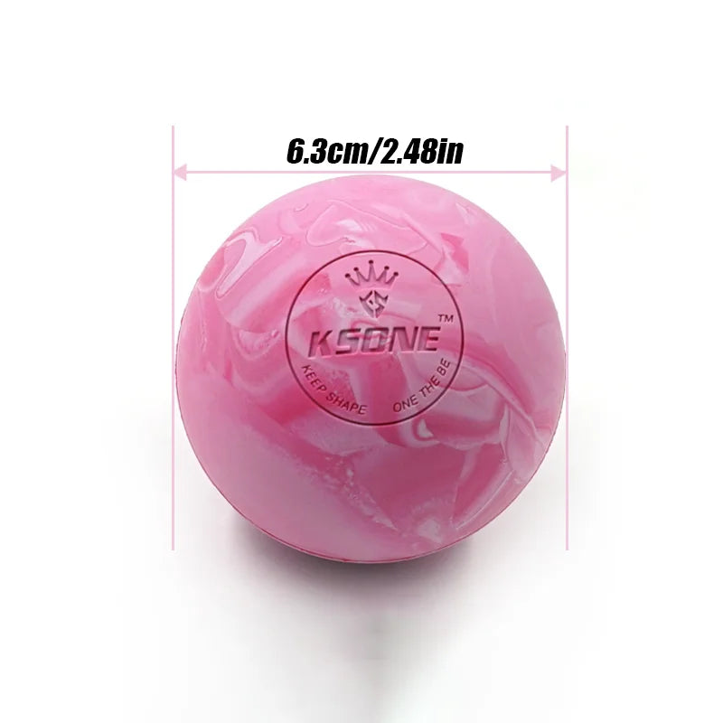 Yoga Massage Ball Fascia Ball Solid Rubber Ball Mixed Color Muscle Relaxation Ball For Muscle Recovery