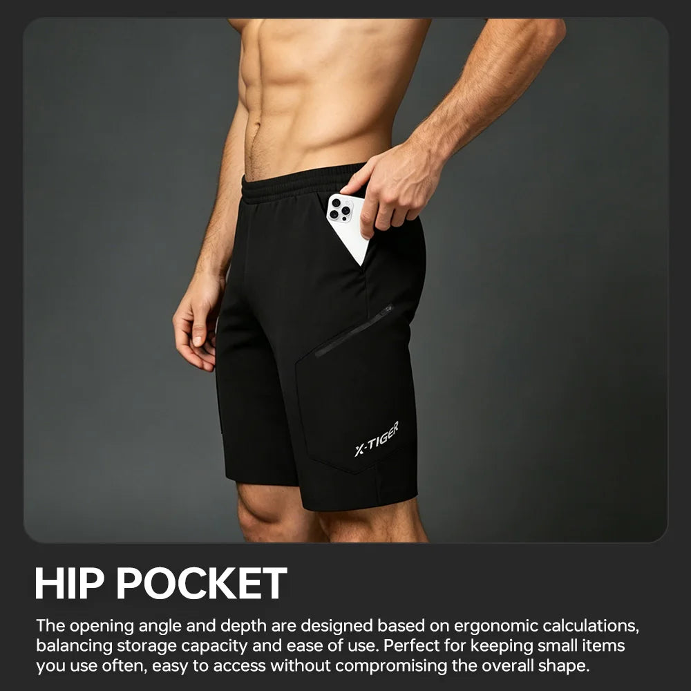 X-TIGER 2 In 1 Cycling Shorts Padded MTB Waterproof Wearproof