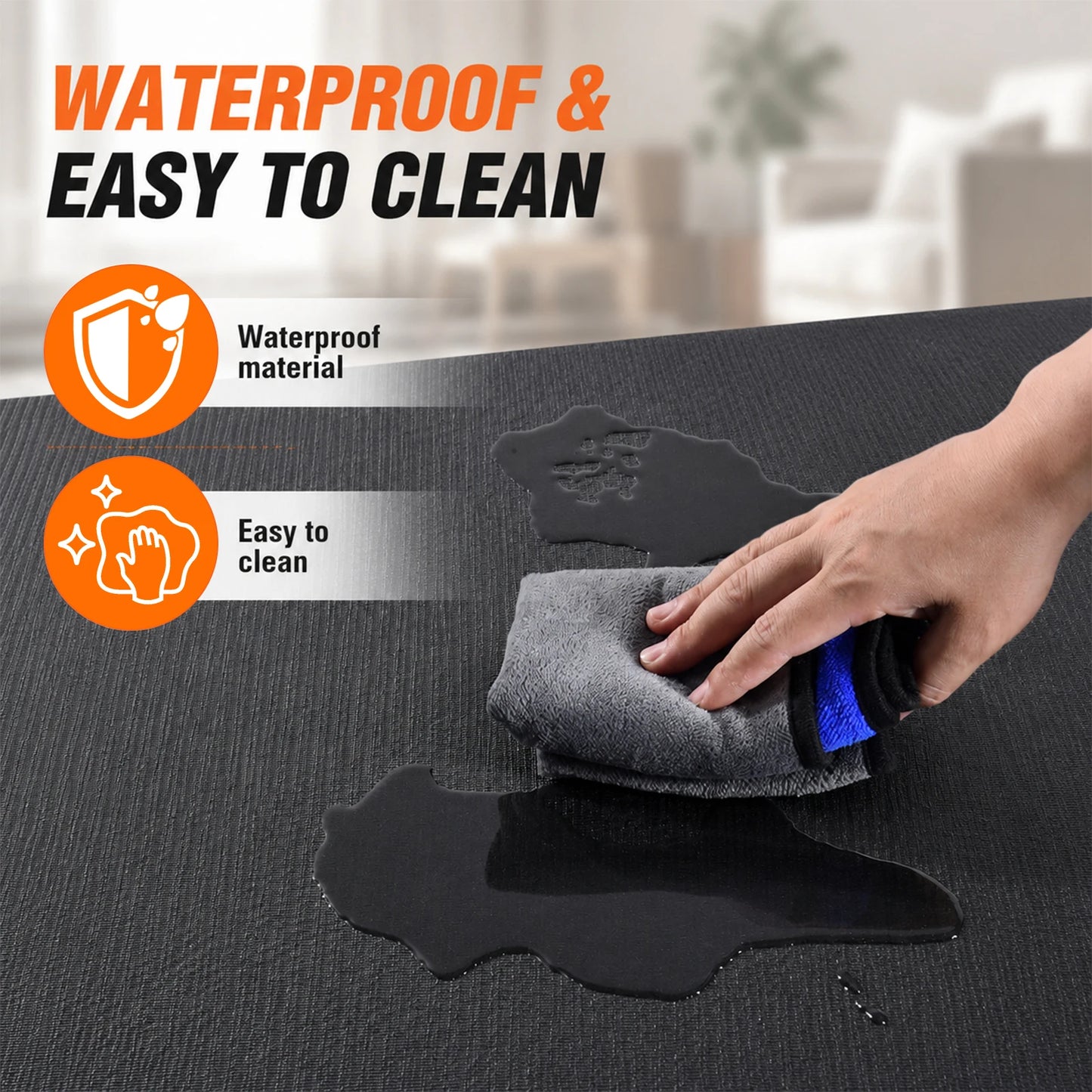 Non-Slip Yoga Mat With Straps And Carry Bag For Home