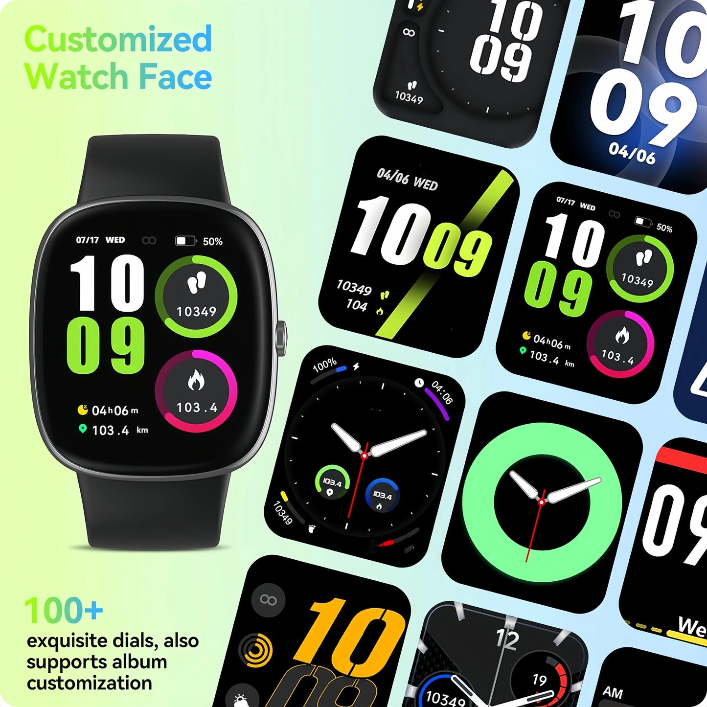 Anyloop Smart Watch Sleep Tracking Fitness Activity Tracker