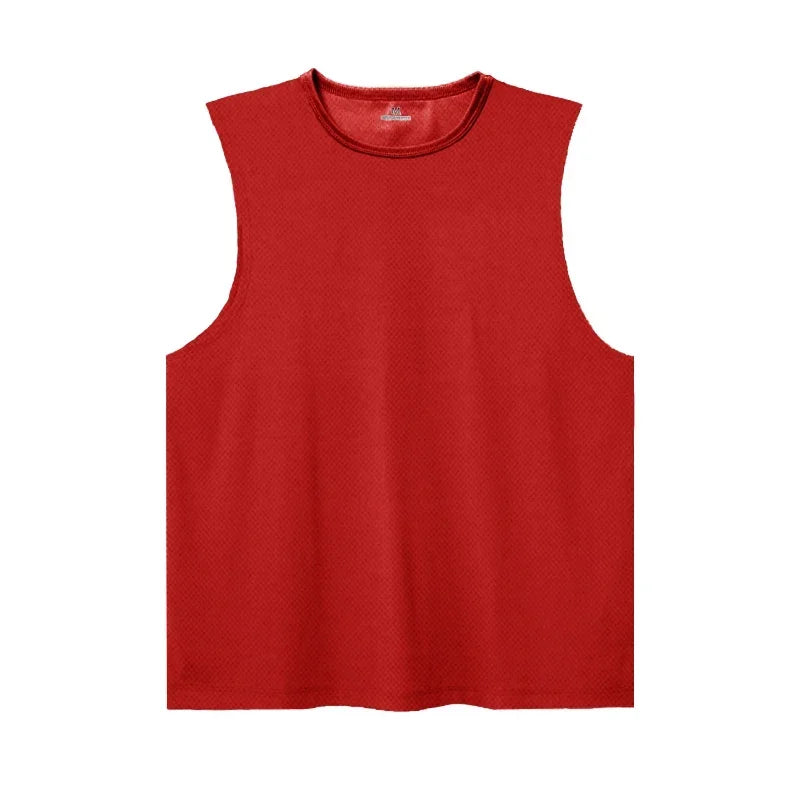 Summer Ice Silk Running Vest for Men