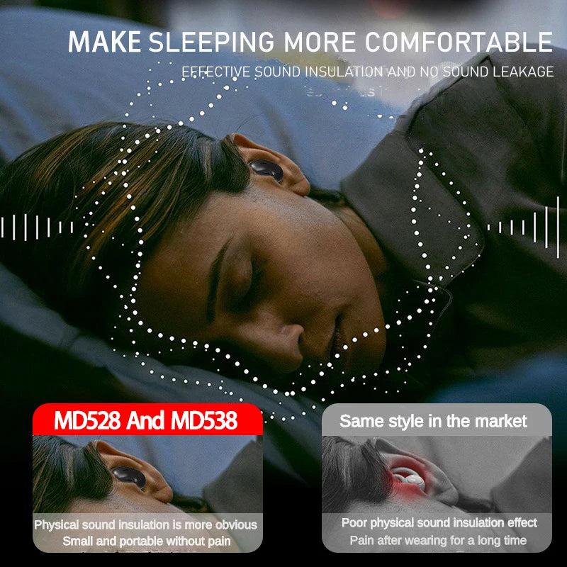 SHUKE Ultra-Thin Sleep Headphones Bluetooth 5.3 Earbuds