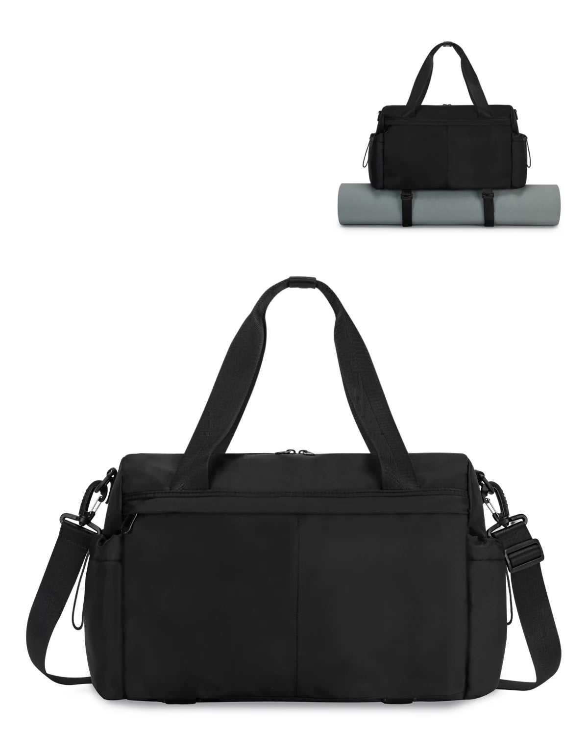 Lightweight Gym Duffel Bag With Yoga Mat Holder Wet Pocket