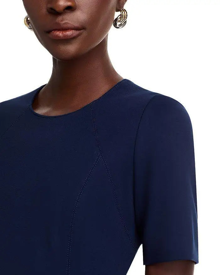 T Tahari Judianne Women's Short Sleeve Fitted Sheath Tennis Dress Sportswear Exclusive for Women
