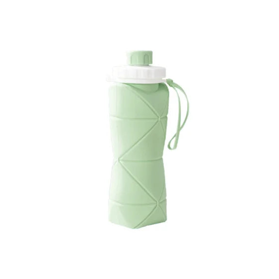 Silicone Water Bottle Folding Portable Reusable For Outdoor Activities