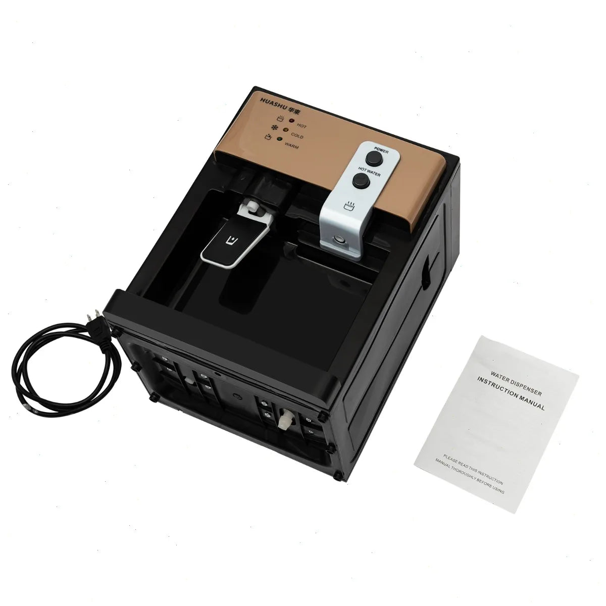 Countertop Hot And Cold Water Dispenser With Stainless Steel Design