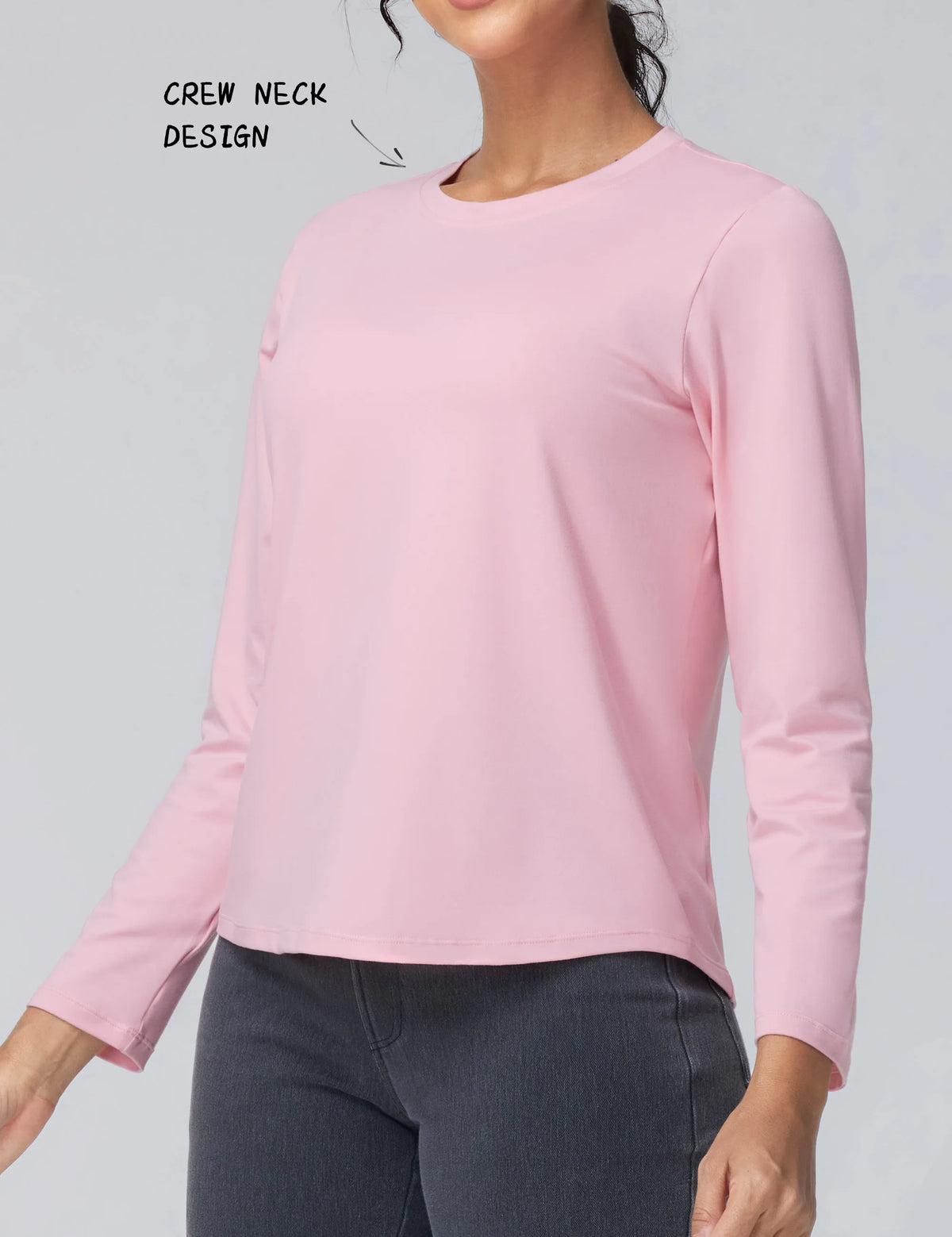 THE GYM PEOPLE Women's Long Sleeve Sun Protection Workout Shirt