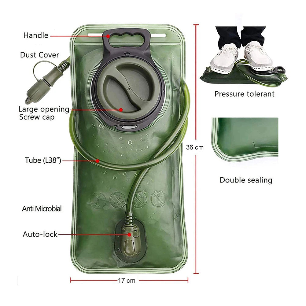 Shunmaii Water Bladder Hydration Backpack For Running Cycling