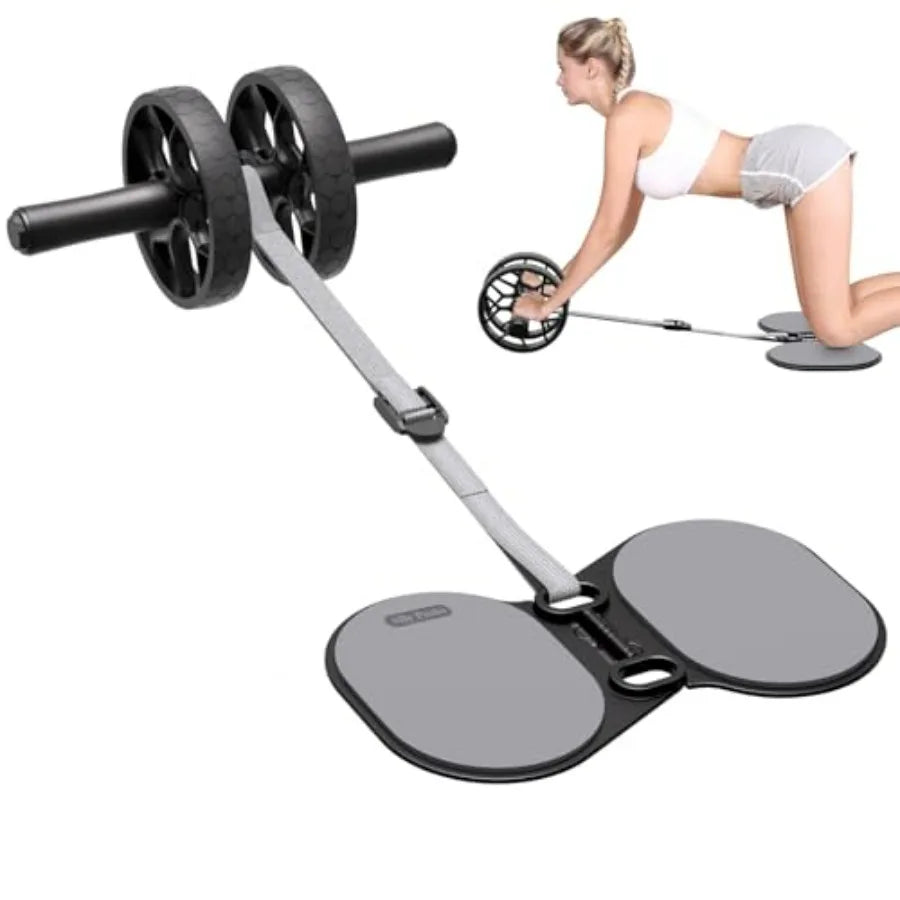 Ab Roller Wheel With Adjustable Resistance For Abs Core Workout
