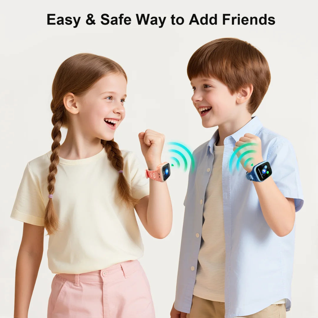 4G Kids Smartwatch With GPS Voice Chat VideoCall SIM Card