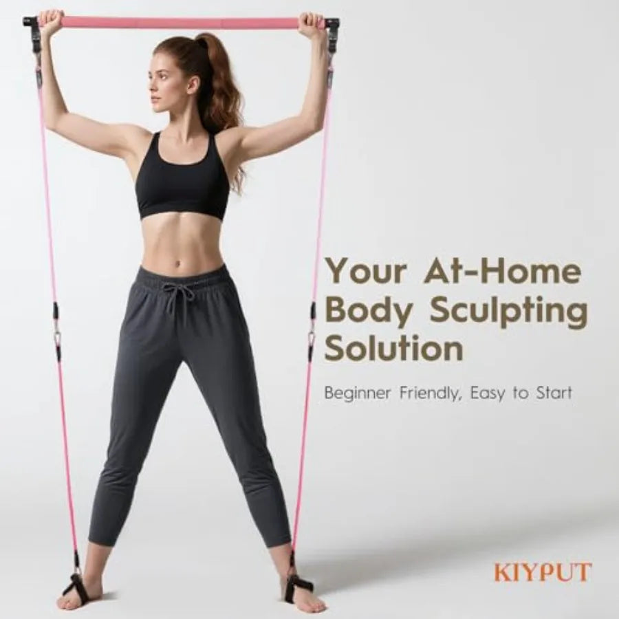 Yao Hui Huang 9 Piece Pilates Kit for Beginners with Ring and Bands