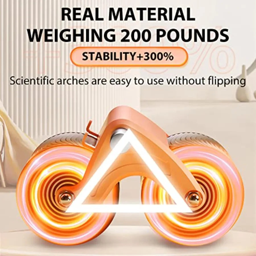YAO HUI HUANG Elbow Support Automatic Rebound Abdominal Wheel