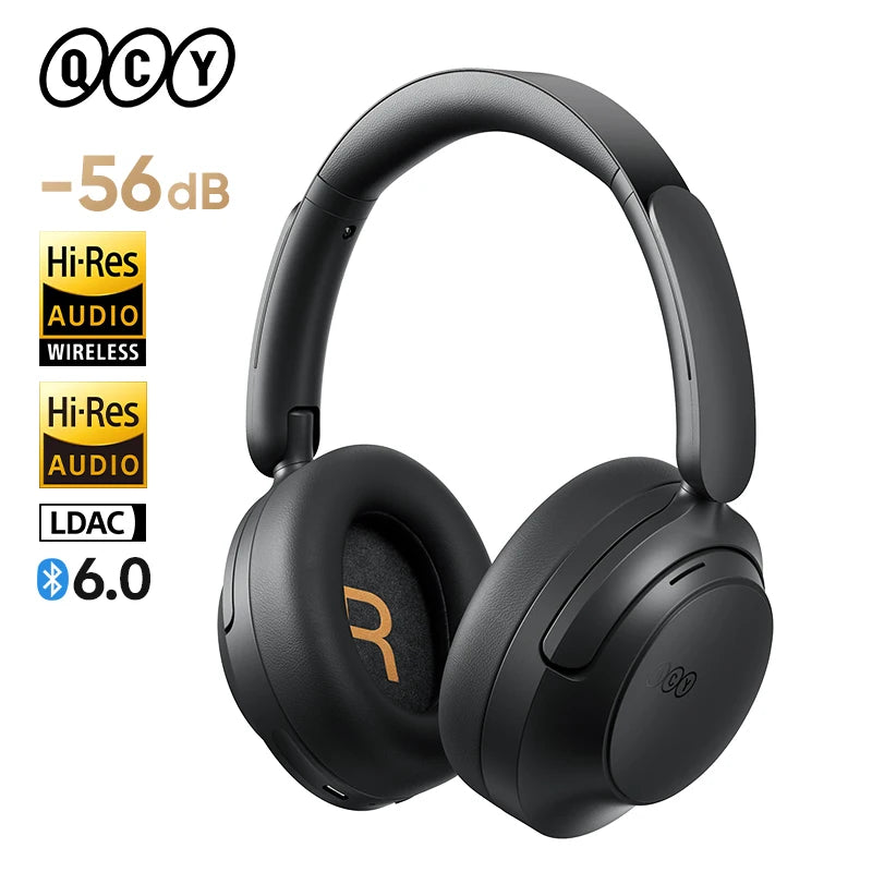QCY BH25H3SA Wireless Adaptive ANC Over Ear Headphones LDAC