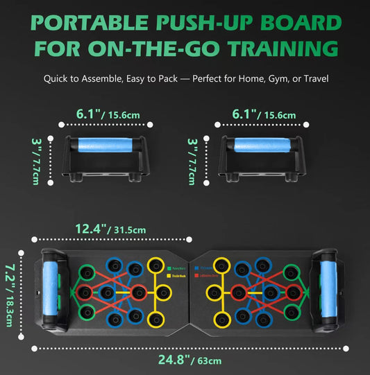 Push Up Board Set Portable Multifunctional Fitness Equipment For Chest